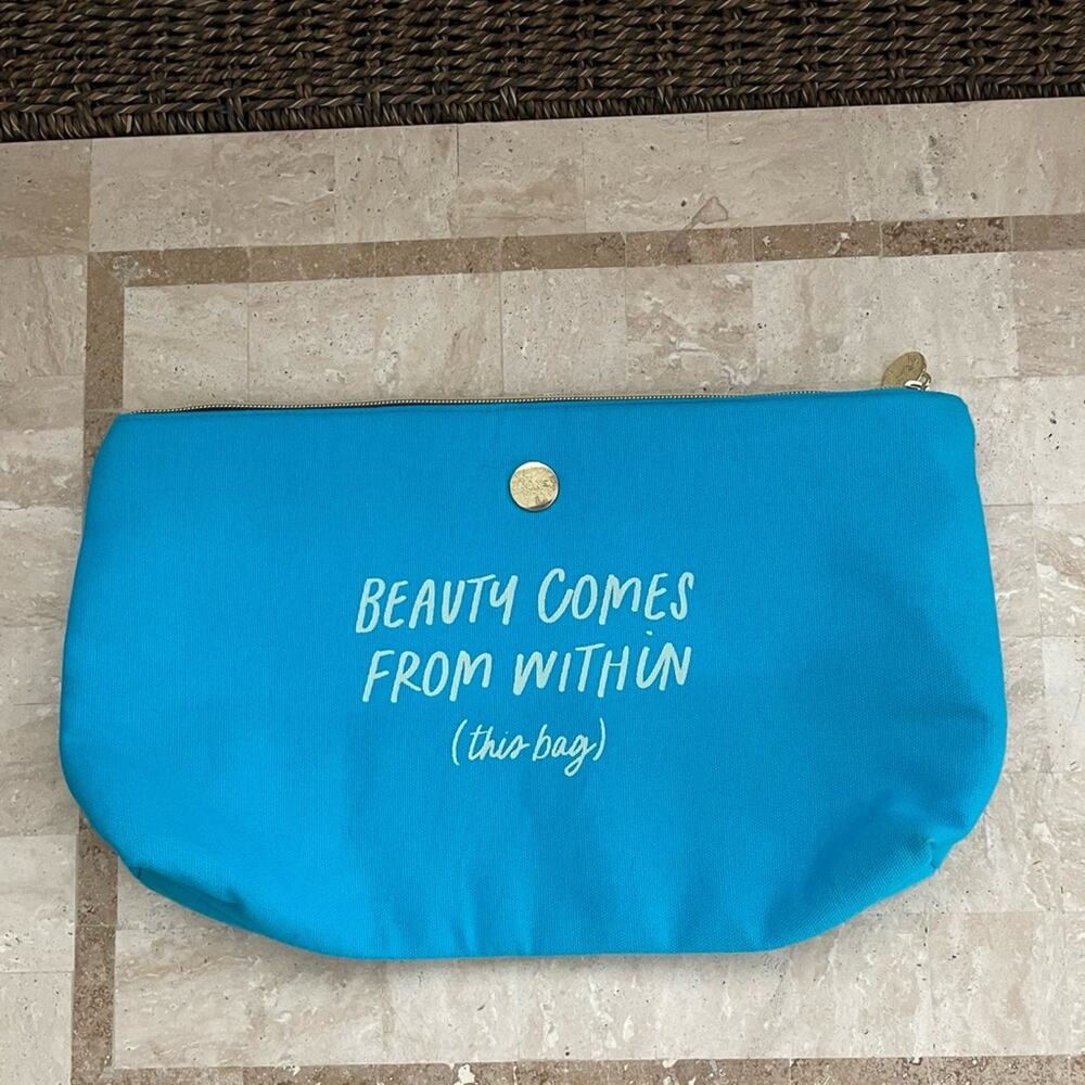 Dabney Lee cosmetic bag.